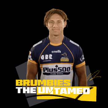 Issak Fines GIF by BrumbiesRugby