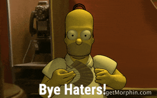 Homer Simpson Goodbye GIF by Morphin