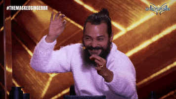 Wait For It Reaction GIF by The Masked Singer Brasil
