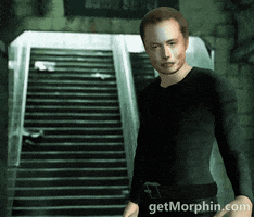 morphin 90s fighting matrix neo GIF