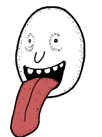 Licking No Way Sticker by Sara Lynne Leo
