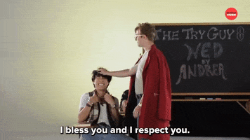 I Respect You Back To School GIF by BuzzFeed