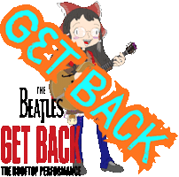Get Back Beatles Sticker by Shumai.YOKOHAMA