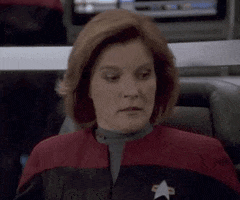 Shook Star Trek Voyager GIF by Star Trek