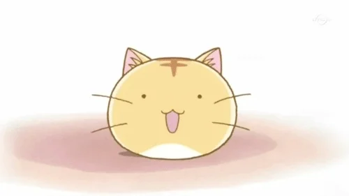 cat manga GIF