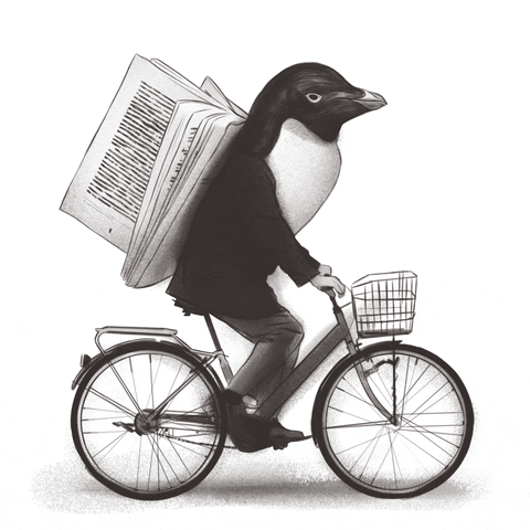 Bicycle Pinguin GIF by Outriders