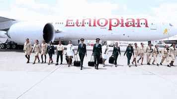 EthiopianAirlinesItaly africa crew airlines ethiopian GIF