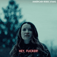 Look At Me Reaction GIF by American Gods