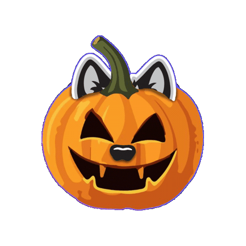 Halloween Pumpkin Sticker by Madison College