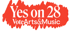 Voteyeson28 Sticker by VoteArtsAndMinds