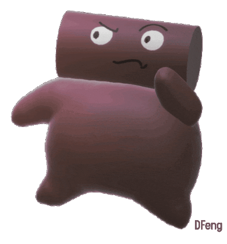 Confused Swiss Roll Sticker