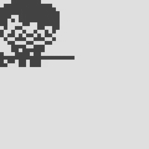 Black And White Smiling GIF