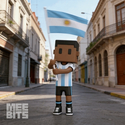 World Cup Football GIF by Meebits