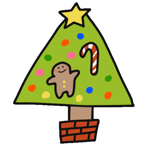 Christmas Tree Sticker by banadesign