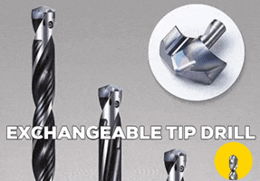 Exchangeable Tip Drill GIF