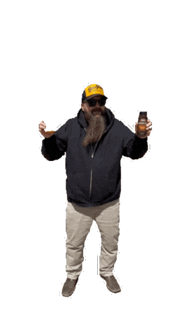 Beard Bbq Sticker by Ramblerbbq