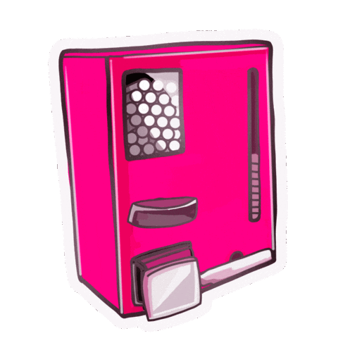 Tampon Spender Sticker by Menstromat