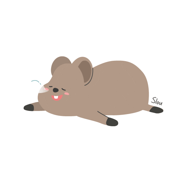 Sleepy Sticker by slou.official