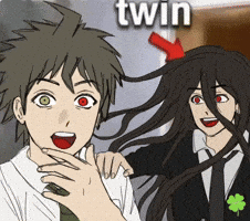 Hajime Hinata Izuru Kamukura GIF