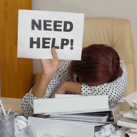 Tired Need Help GIF by Mohammad Hossein Tavangar