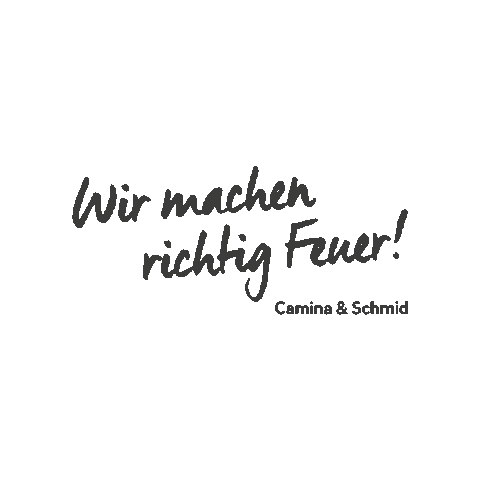 Feuer Sticker by Camina & Schmid