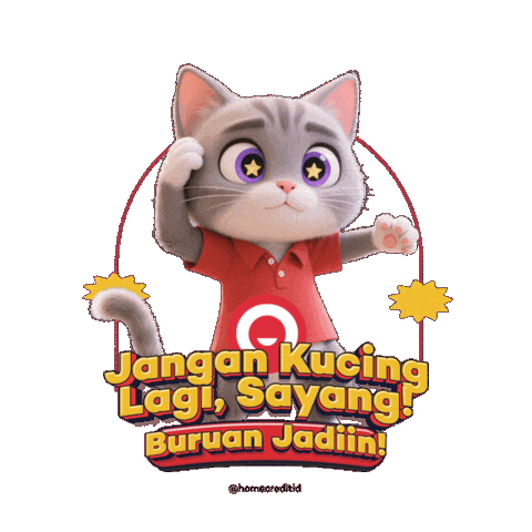 Home Credit Meow Sticker by Home Credit Indonesia