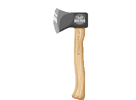 Major League Axe Throwing Sticker
