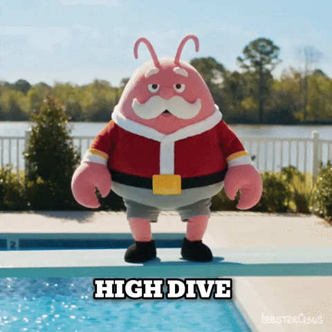 High Dive GIF by LobsterClaus