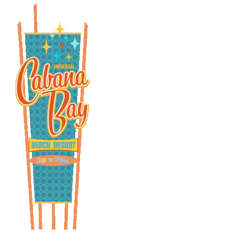 Universal Studios Cabana Sticker by Universal Destinations & Experiences