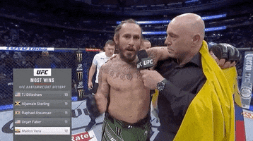 Sport Doing Good GIF by UFC