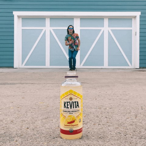 Lemon Probiotics GIF by KeVita Drinks