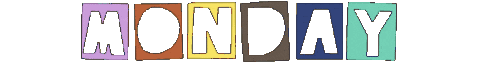 Monday Mon Sticker
