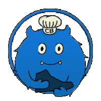 Blue Monster Sticker by CookBeast