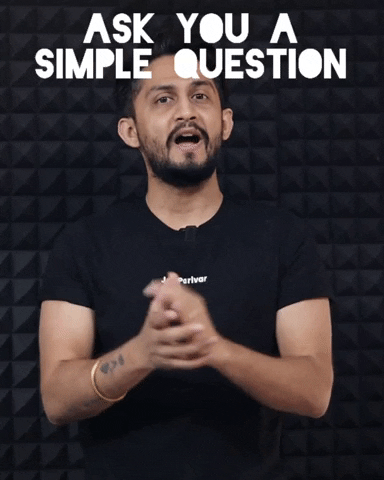 Simple Question GIF by Digital Pratik