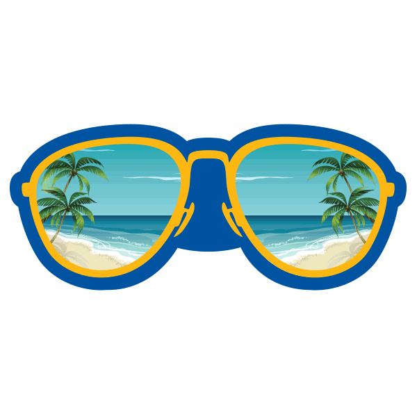 Beach Sun Sticker by American Tourister