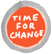 Act Now Its Time Sticker by Kirsten Hurley