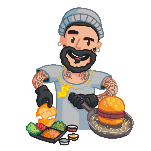 Burger Sticker by Repast