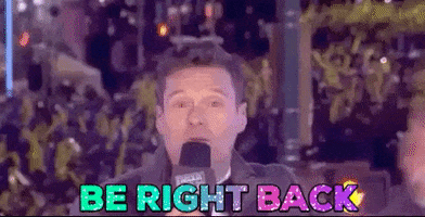Ryan Seacrest Brb GIF by New Year's Rockin' Eve