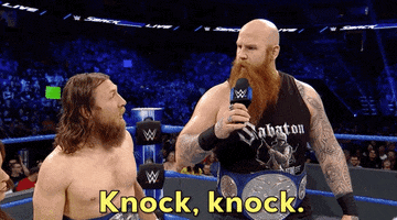 Joking Knock Knock GIF by WWE
