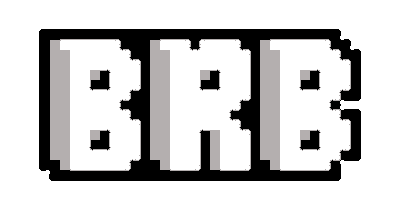 Brb Sticker
