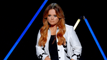 Stand Up Comedy Reaction GIF by The Emily Atack Show