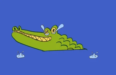 Crocodile Alligator GIF by Danielle Chenette