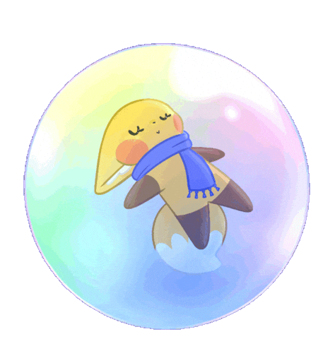 Fox Bubble Sticker