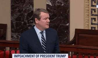 Michael Bennet Impeachment GIF by GIPHY News