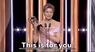 This Is For You Renee Zellweger GIF by BAFTA