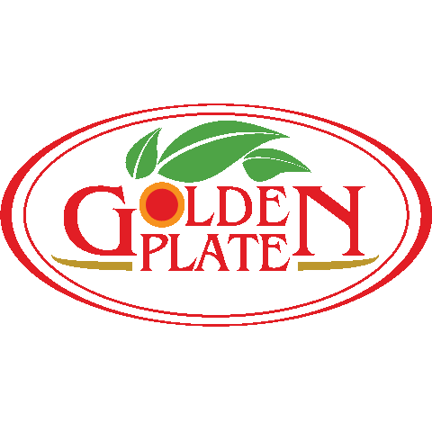 Golden Plate Sticker by Tazah