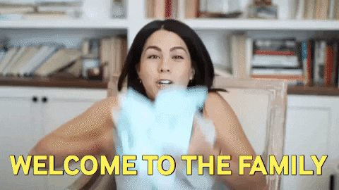 Welcome To The Family Throwing GIF by Megan Batoon - Find & Share on GIPHY