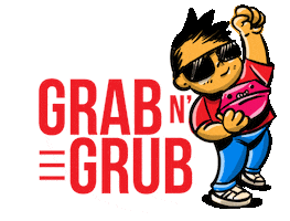 Food Delivery Sticker by Grab N' Grub Guam