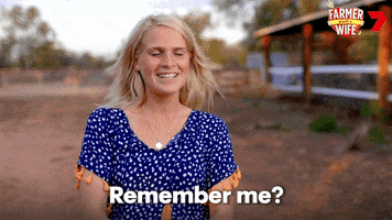 Remember GIF by Farmer Wants A Wife