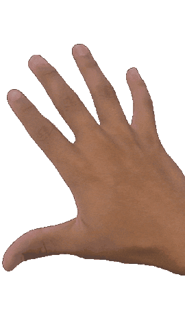 Scared Hand Sticker by Homeloansbyevelyn